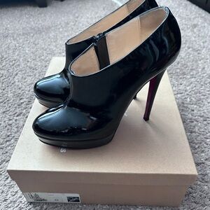 Black High Heel Ankle Boots